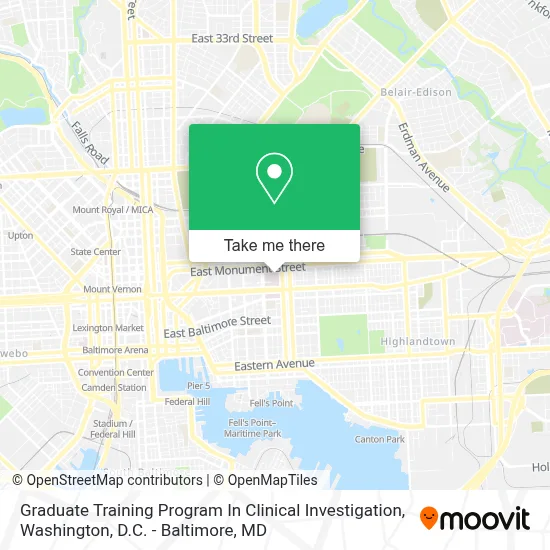 Graduate Training Program In Clinical Investigation map