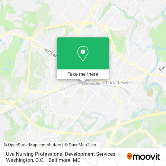 Uva Nursing Professional Development Services map