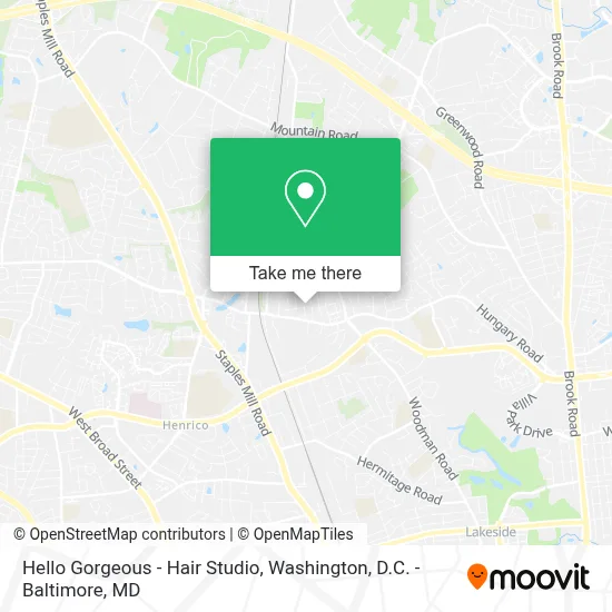 Hello Gorgeous - Hair Studio map