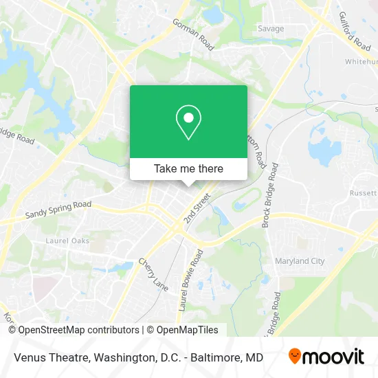 Venus Theatre map