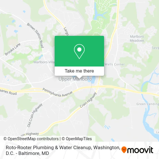 Roto-Rooter Plumbing & Water Cleanup map