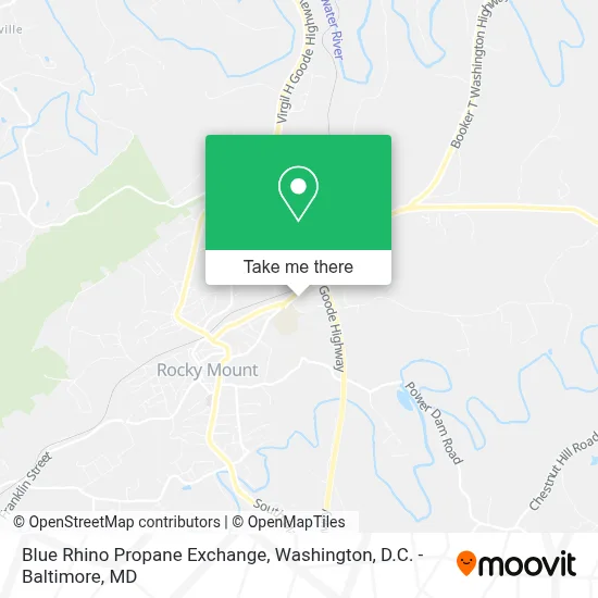 Blue Rhino Propane Exchange map