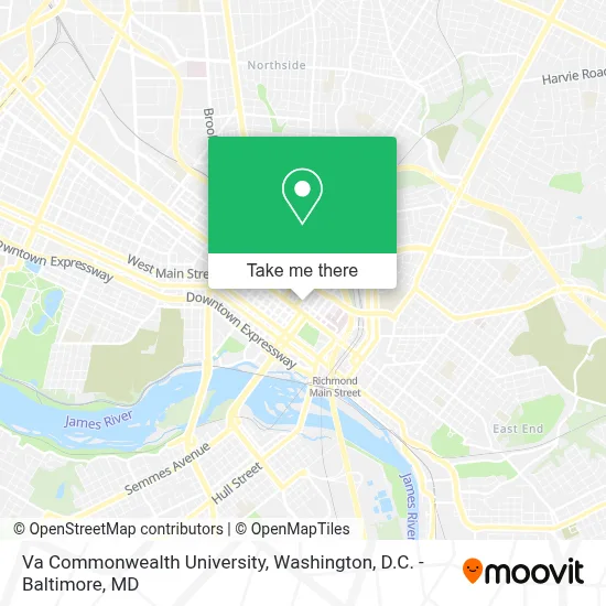 Va Commonwealth University map