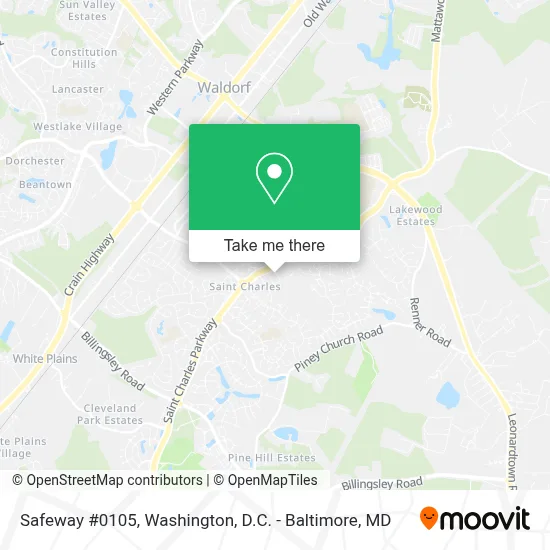 Safeway #0105 map