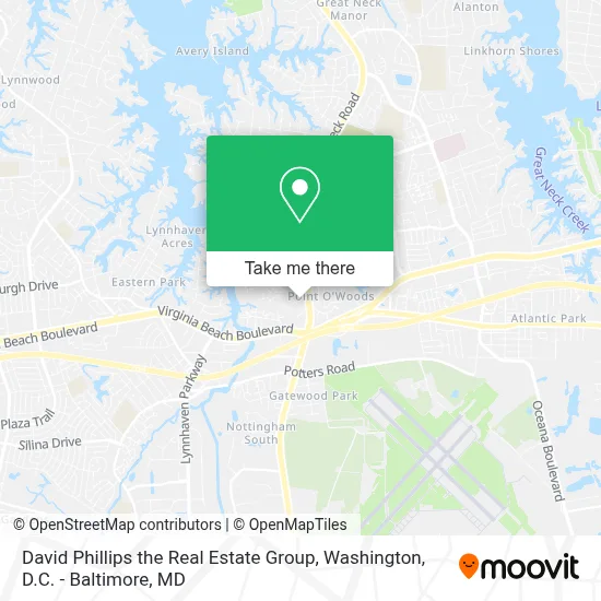 David Phillips the Real Estate Group map