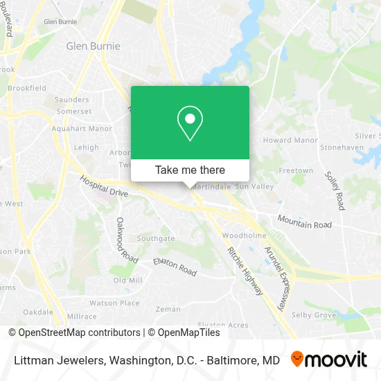 Littman Jewelers map