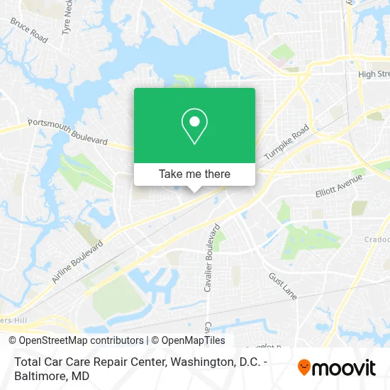 Total Car Care Repair Center map