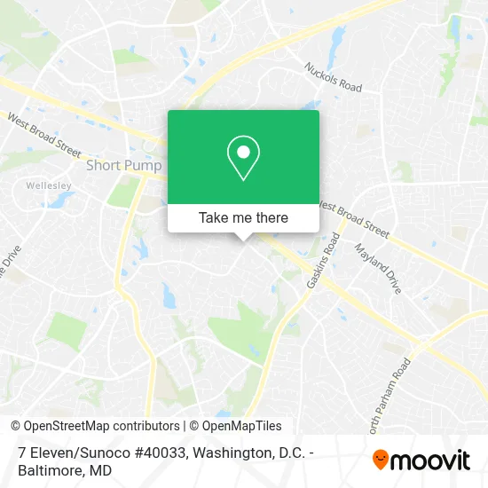 7 Eleven/Sunoco #40033 map