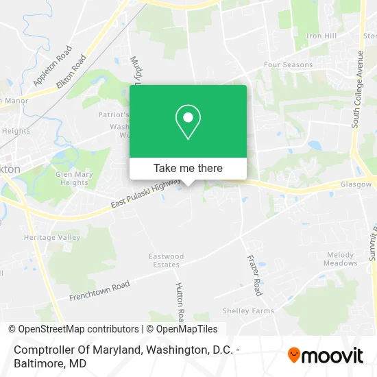 Comptroller Of Maryland map