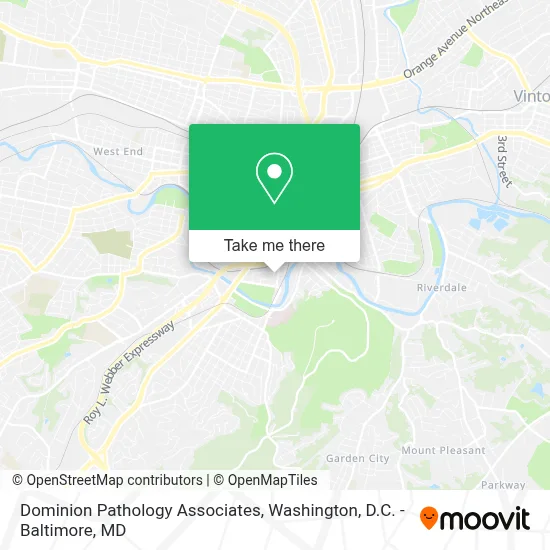 Dominion Pathology Associates map