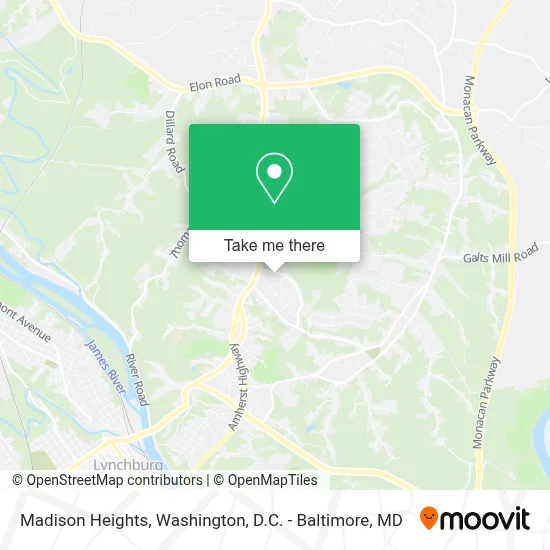 Madison Heights map