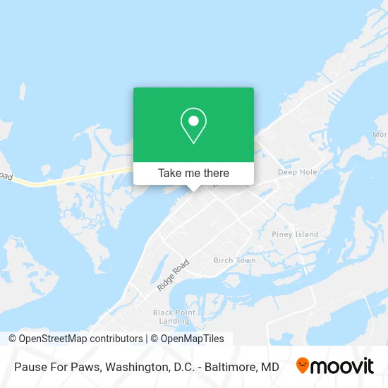 Pause For Paws map