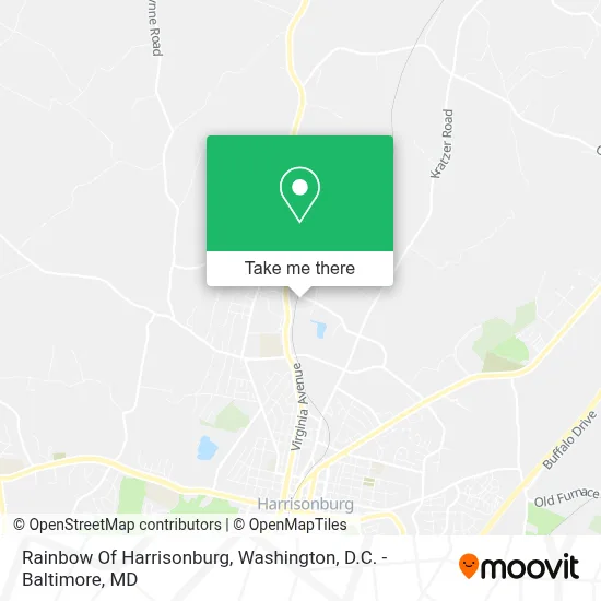 Rainbow Of Harrisonburg map