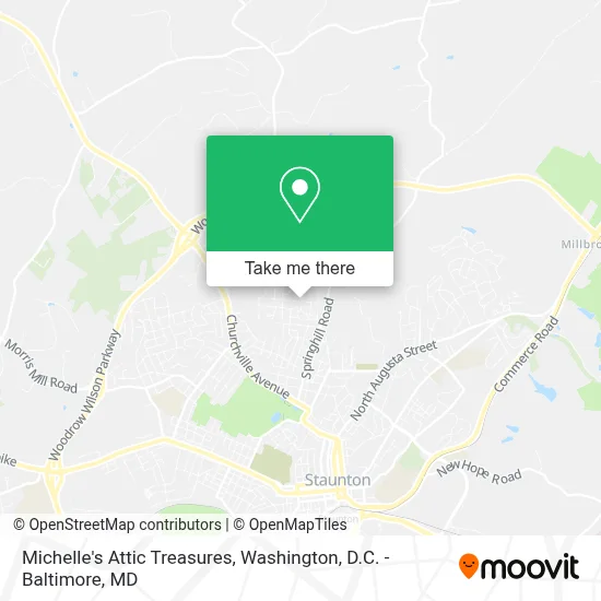 Michelle's Attic Treasures map