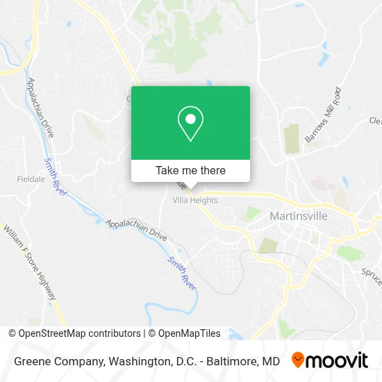 Greene Company map