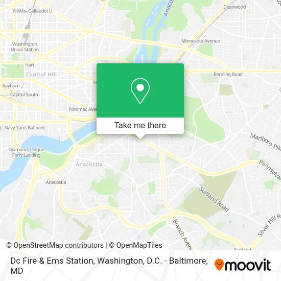 Dc Fire & Ems Station map