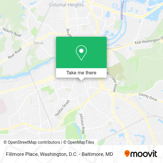 Fillmore Place map