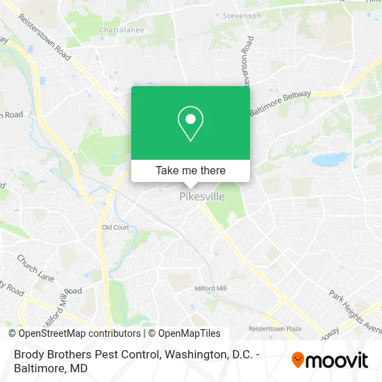Brody Brothers Pest Control map