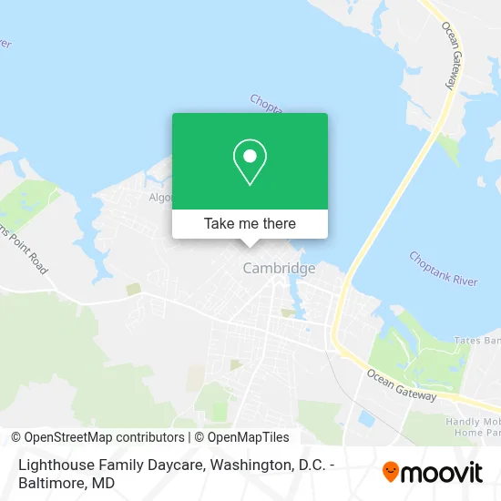 Lighthouse Family Daycare map