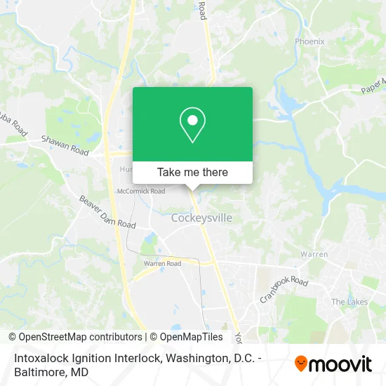 Intoxalock Ignition Interlock map