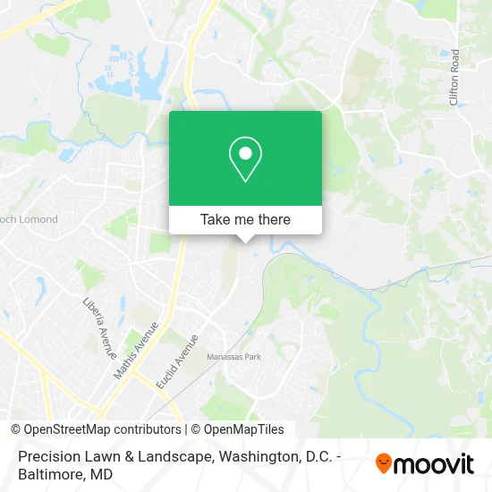 Precision Lawn & Landscape map