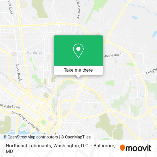 Northeast Lubricants map