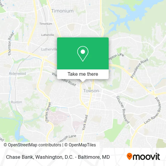 Chase Bank map