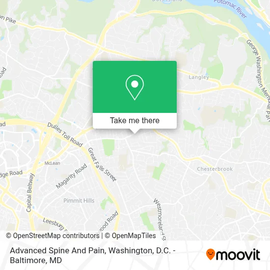 Advanced Spine And Pain map