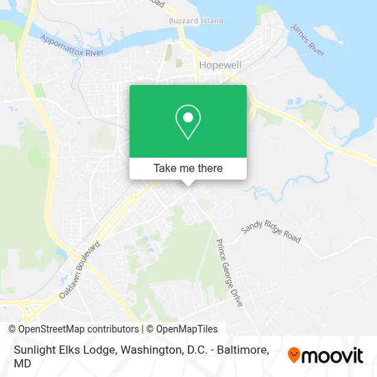 Sunlight Elks Lodge map