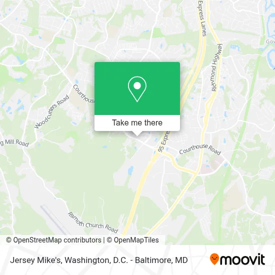 Jersey Mike's map