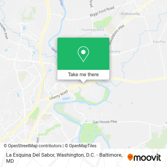 La Esquina Del Sabor map