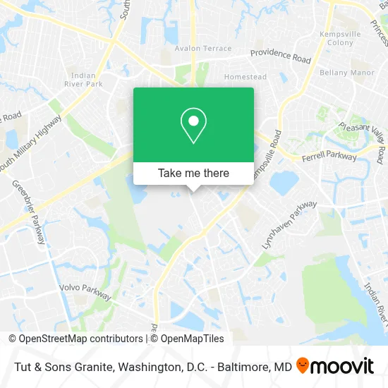 Tut & Sons Granite map