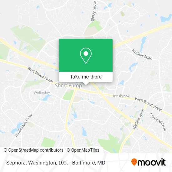 Sephora map