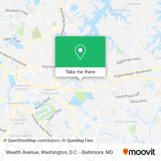 Wealth Avenue map