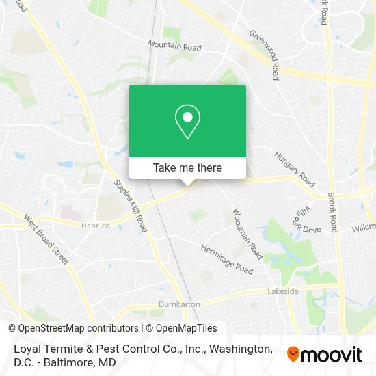 Loyal Termite & Pest Control Co., Inc. map