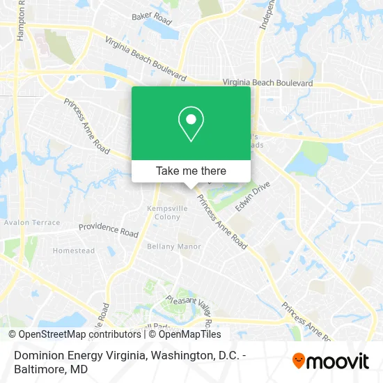 Dominion Energy Virginia map