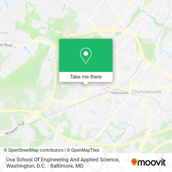Uva School Of Engineering And Applied Science map