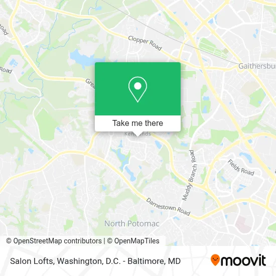 Salon Lofts map