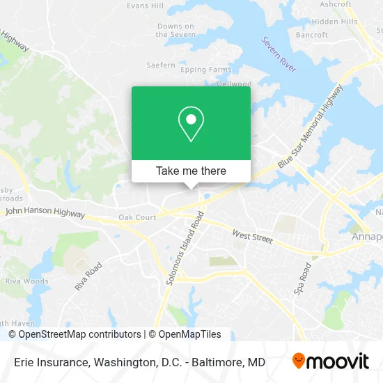 Erie Insurance map
