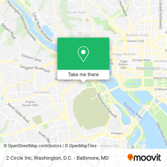 2 Circle Inc map
