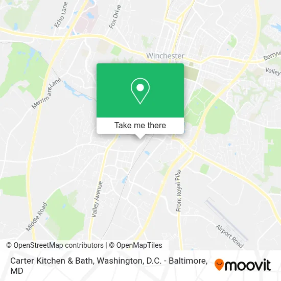 Carter Kitchen & Bath map