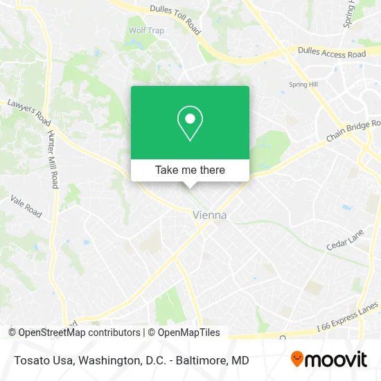 Tosato Usa map