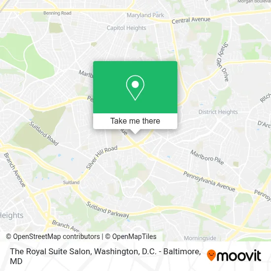 The Royal Suite Salon map