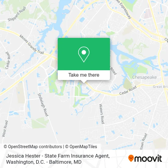 Jessica Hester - State Farm Insurance Agent map