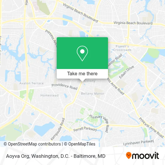 Aoyva Org map