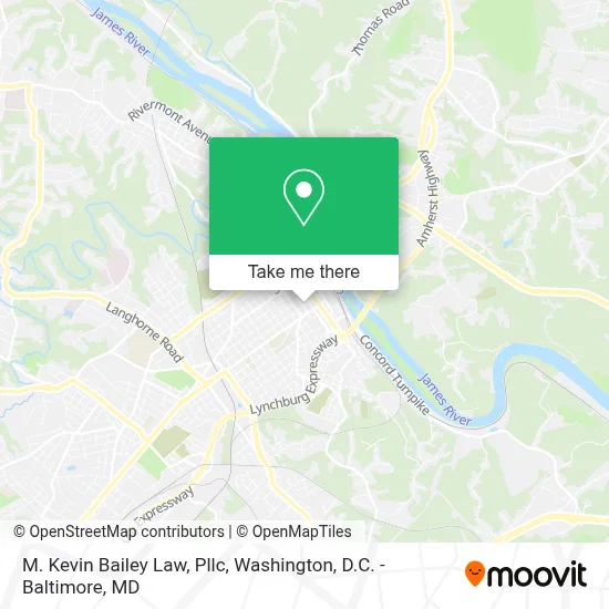 M. Kevin Bailey Law, Pllc map