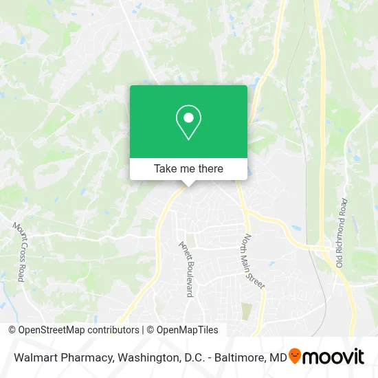 Walmart Pharmacy map