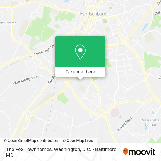 The Fox Townhomes map