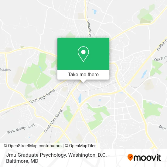 Jmu Graduate Psychology map
