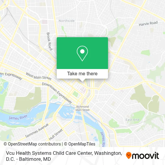 Vcu Health Systems Child Care Center map